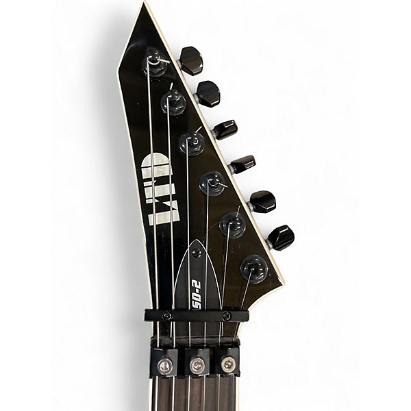 Used ESP LTD SD2 Black Solid Body Electric Guitar