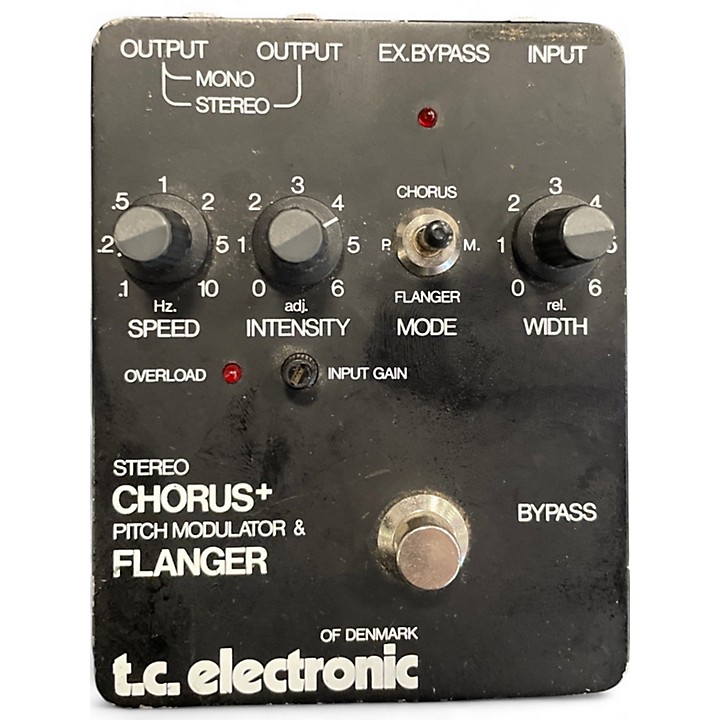 Vintage 1980s TC Electronic SCF Gold Stereo Chorus Flanger Effect