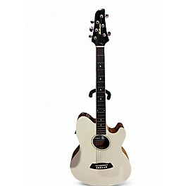 Used Ibanez TCY10E Talman IVORY Acoustic Electric Guitar