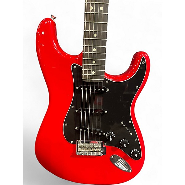 Used Fender Player Stratocaster FERRARI RED Solid Body Electric Guitar