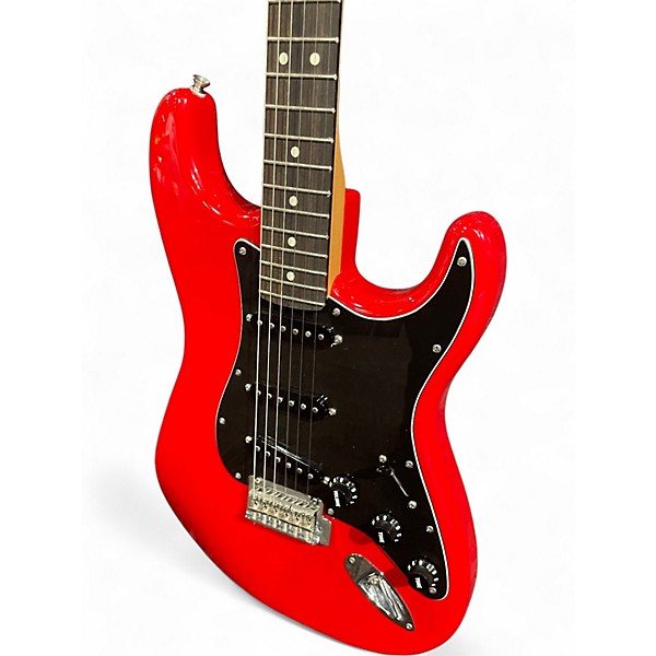 Used Fender Player Stratocaster FERRARI RED Solid Body Electric Guitar