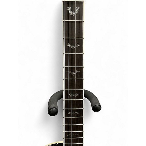Used Epiphone Les Paul Custom Bats In Flight Dark Purple Burst Solid Body Electric Guitar