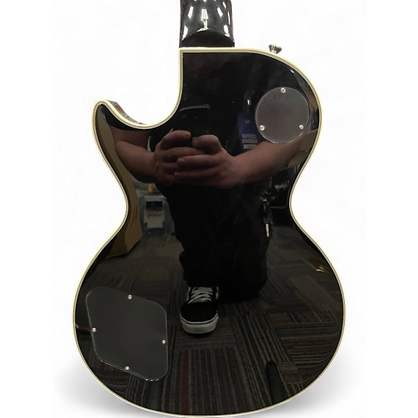Used Epiphone Les Paul Custom Bats In Flight Dark Purple Burst Solid Body Electric Guitar