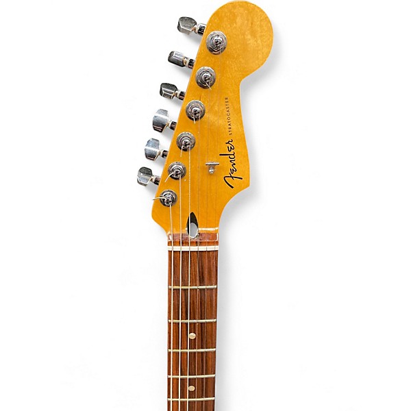 Used Fender Player Plus Stratocaster Blue and White Solid Body Electric Guitar