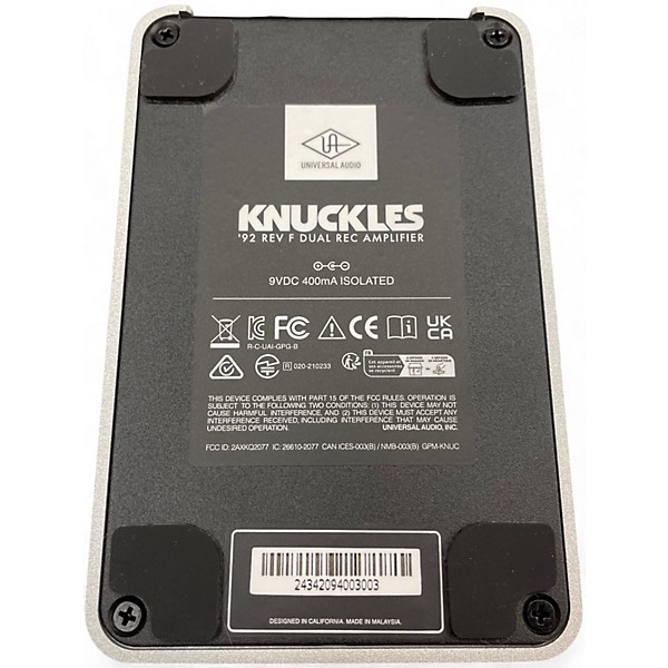 Used Universal Audio Knuckles Effect Pedal