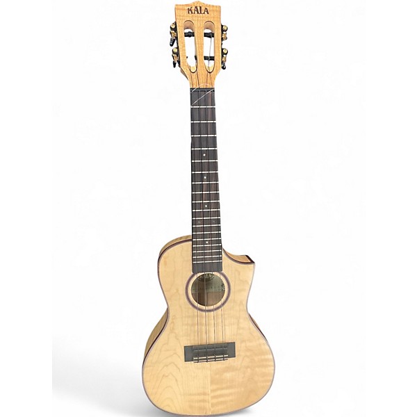 Used Kala Cutaway baritone Flamed maple Ukulele