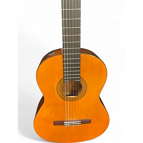 Used Yamaha CGX102 Natural Classical Acoustic Electric Guitar