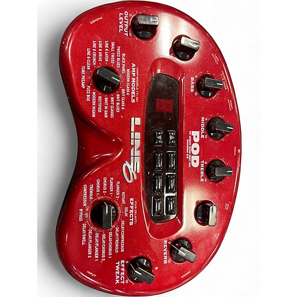 Used Line 6 Pod 2.0 Amp Modeler Effect Processor
