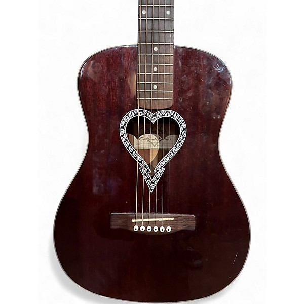 Used Fender Alkaline Trio Malibu Mahogany Natural Acoustic Guitar