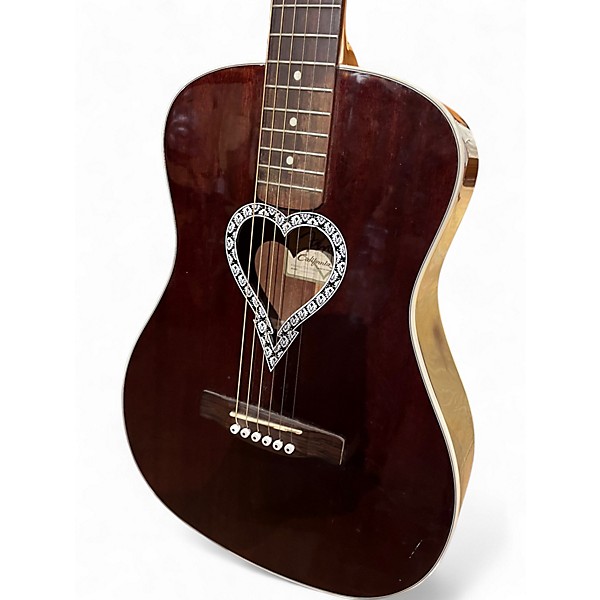 Used Fender Alkaline Trio Malibu Mahogany Natural Acoustic Guitar