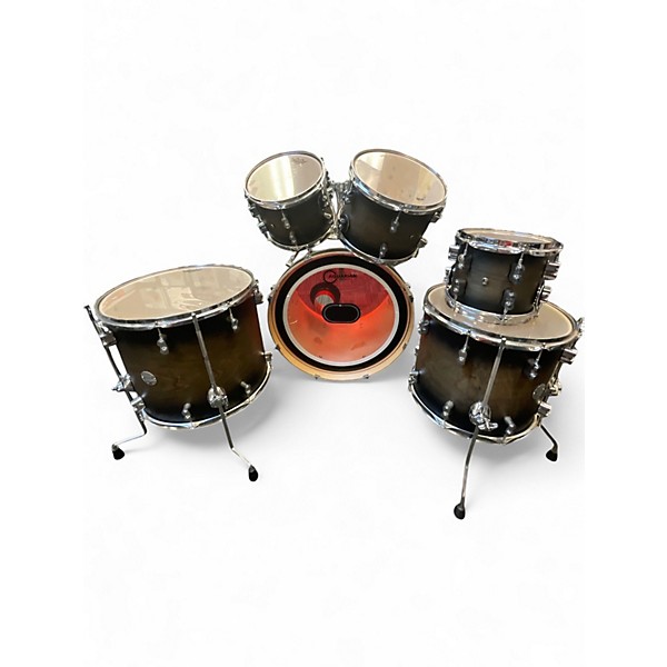 Used 2010s PDP by DW 6 Piece Concept Series Charcoal Burst Drum Kit