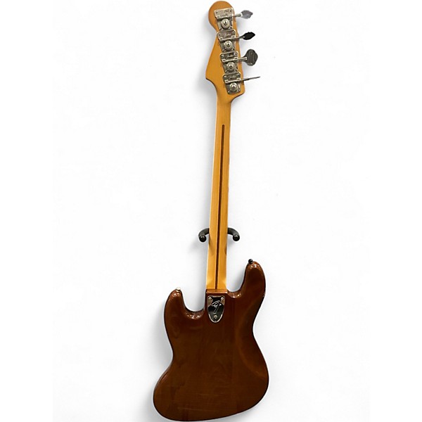 Vintage 1977 Fender Jazz Bass Brown Electric Bass Guitar