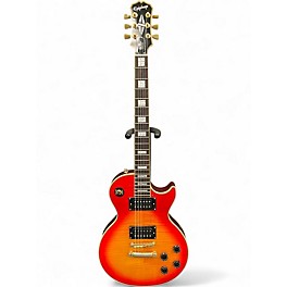 Used Epiphone Les Paul Custom Cherry Sunburst Solid Body Electric Guitar