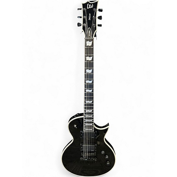 Used ESP LTD EC1000 Deluxe GLOSS BLACK Solid Body Electric Guitar