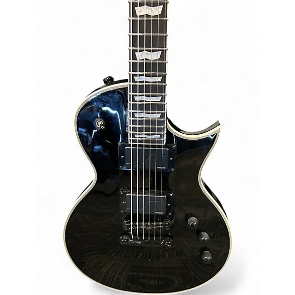 Used ESP LTD EC1000 Deluxe GLOSS BLACK Solid Body Electric Guitar
