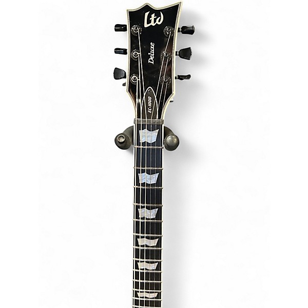 Used ESP LTD EC1000 Deluxe GLOSS BLACK Solid Body Electric Guitar