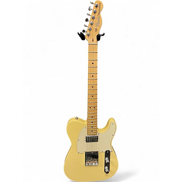 Used 2020 Fender American Performer Telecaster Hum Vintage White Solid Body Electric Guitar