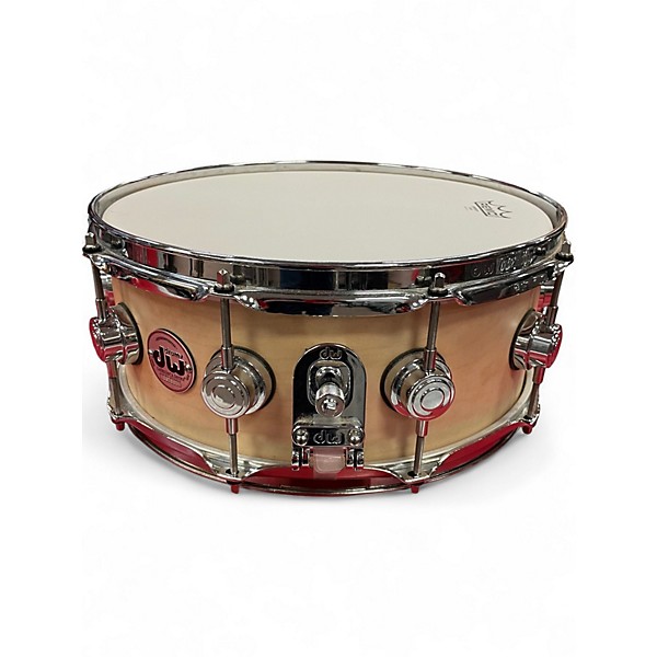 Used DW 14X5 True Sonic Snare Drum Natural Satin Oil Drum