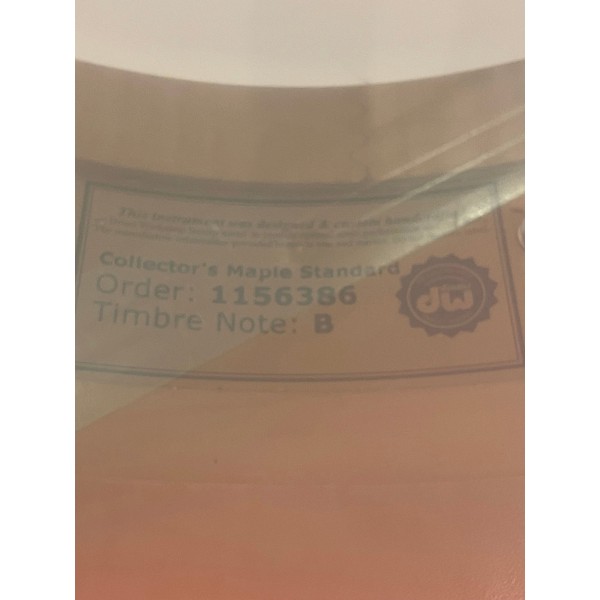Used DW 14X5 True Sonic Snare Drum Natural Satin Oil Drum