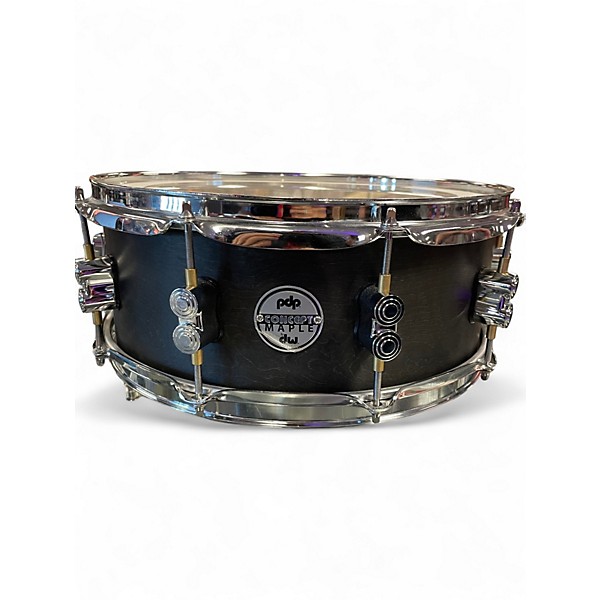 Used PDP by DW 5.5X14 Concept SERIES MAPLE SATIN BLACK Drum