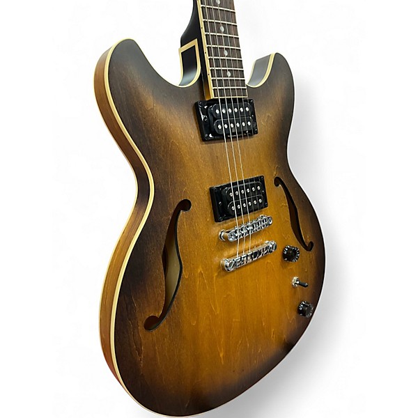 Used 2025 Ibanez AS53-TF Tobacco Flat Hollow Body Electric Guitar