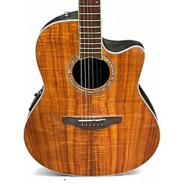 Used Ovation CS24P Celebrity Series Traditional Plus Mid-Depth Natural Acoustic Electric Guitar