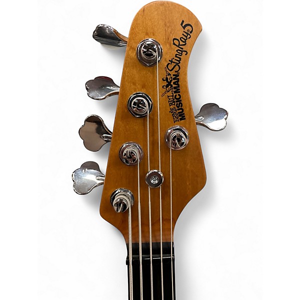 Used Ernie Ball Music Man StingRay 5 Special HH Chili Red Electric Bass Guitar