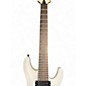 Used Schecter Guitar Research DIAMOND SERIES C-7 DELUXE WHIITE Solid Body Electric Guitar