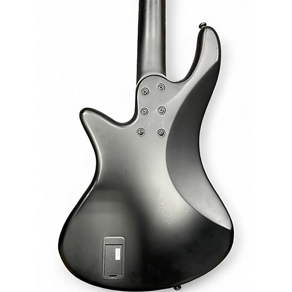 Used Schecter Guitar Research STEALTH BLACK Electric Bass Guitar