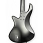 Used Schecter Guitar Research STEALTH BLACK Electric Bass Guitar
