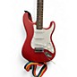 Used Squier DEBUT STRAT Satin Red Solid Body Electric Guitar