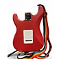 Used Squier DEBUT STRAT Satin Red Solid Body Electric Guitar