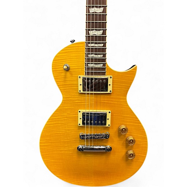 Used ESP LTD EC256FM Lemon Drop Solid Body Electric Guitar