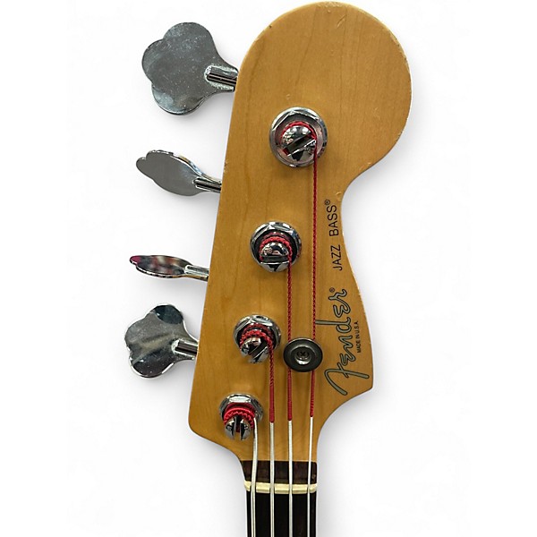 Used Fender American Standard Jazz Bass 2 Color Sunburst Electric Bass Guitar