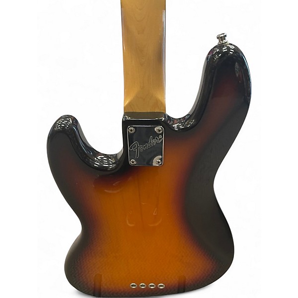 Used Fender American Standard Jazz Bass 2 Color Sunburst Electric Bass Guitar