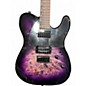 Used ESP LTD TE200DX Purple Solid Body Electric Guitar