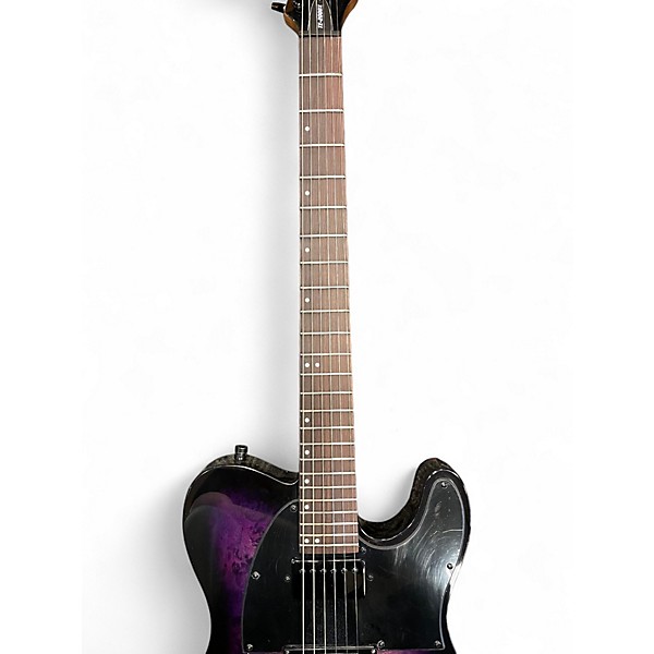 Used ESP LTD TE200DX Purple Solid Body Electric Guitar
