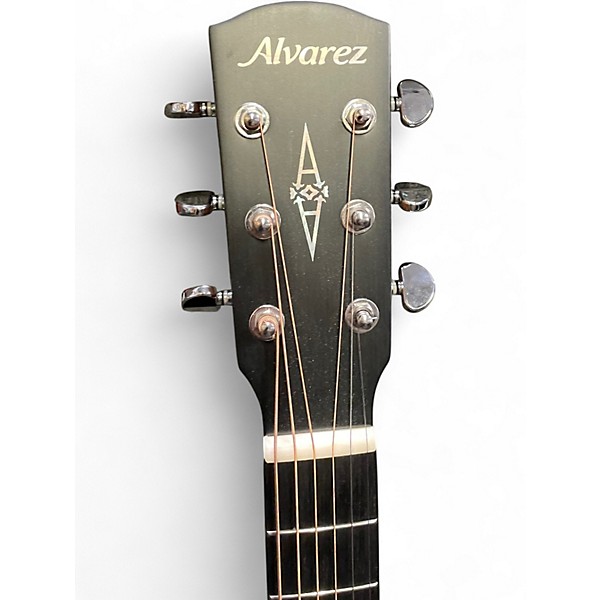 Used Alvarez AP660E Parlor shadowburst Acoustic Electric Guitar