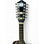 Used Guild F2512CE Trans Black 12 String Acoustic Electric Guitar