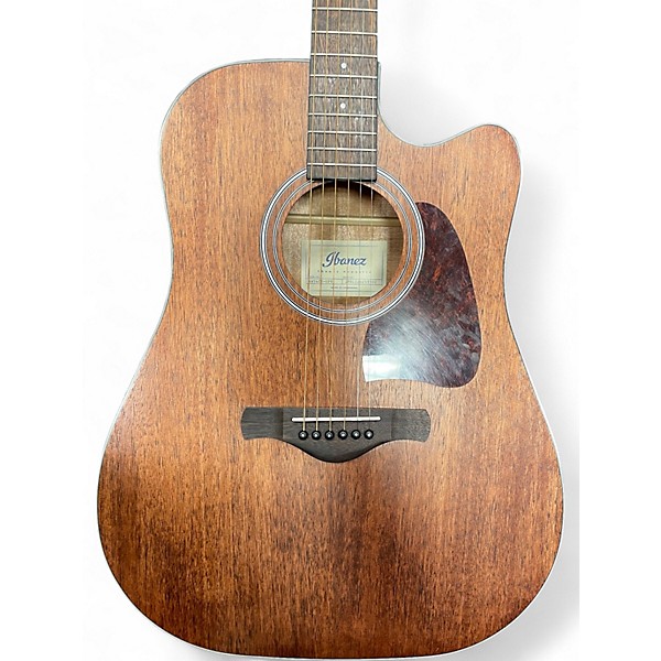 Used Ibanez AW54CEOPN Natural Acoustic Electric Guitar