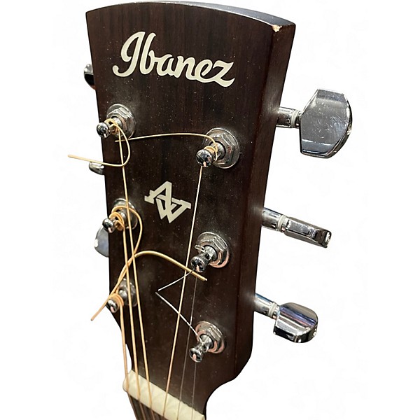 Used Ibanez AW54CEOPN Natural Acoustic Electric Guitar