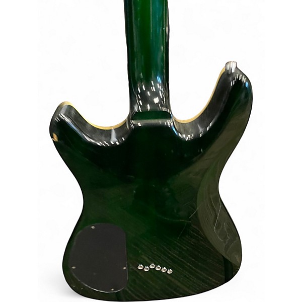 Used Ibanez SZ520 Transparent Green Solid Body Electric Guitar