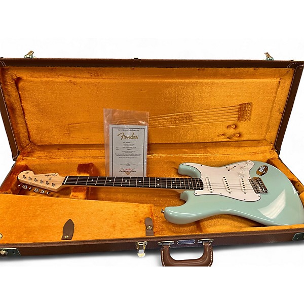Used 2009 Fender 1960 NOS Stratocaster Sonic Blue Solid Body Electric Guitar