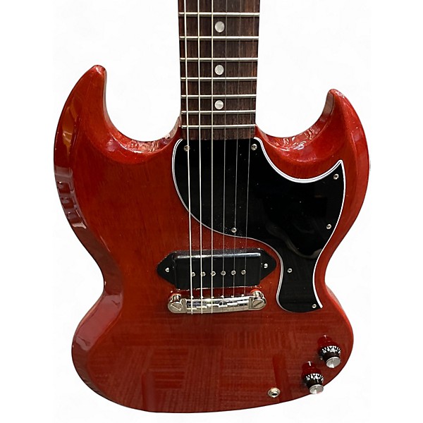 Used 2021 Gibson SG Junior Cherry Solid Body Electric Guitar