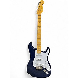Used 2023 Fender ERIC CLAPTON 25TH ANNIVERSARY CROSSROAD MASTERBUILT SCOZIA BLUE Solid Body Electric Guitar
