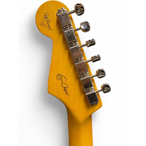 Used 2023 Fender ERIC CLAPTON 25TH ANNIVERSARY CROSSROAD MASTERBUILT SCOZIA BLUE Solid Body Electric Guitar