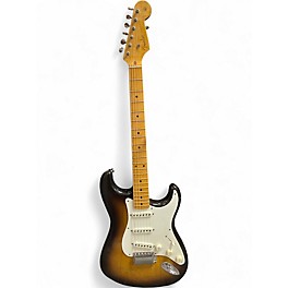 Used 2004 Fender MASTERBUILT BY CHRIS FLEMING 1954 STRATOCASTER REISSUE Faded Tobacco Solid Body Electric Guitar