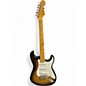 Used 2004 Fender MASTERBUILT BY CHRIS FLEMING 1954 STRATOCASTER REISSUE Faded Tobacco Solid Body Electric Guitar thumbnail
