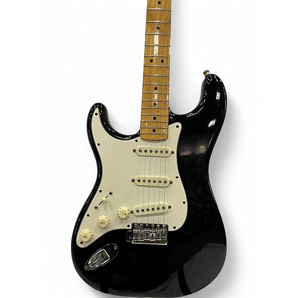 Vintage 1982 Fender American Standard Stratocaster Left Handed Black Electric Guitar