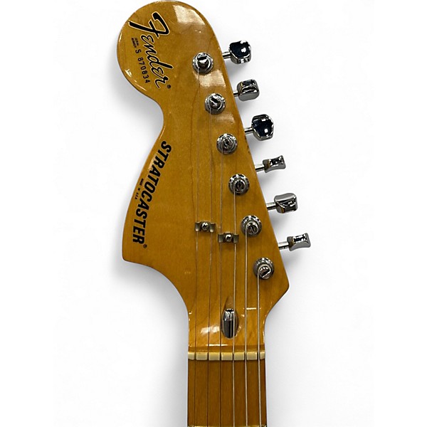 Vintage 1982 Fender American Standard Stratocaster Left Handed Black Electric Guitar